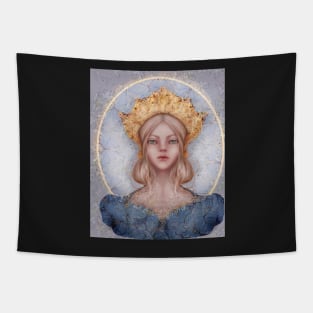 Spring Butterfly Fairy Russian Headdress  character design Tapestry