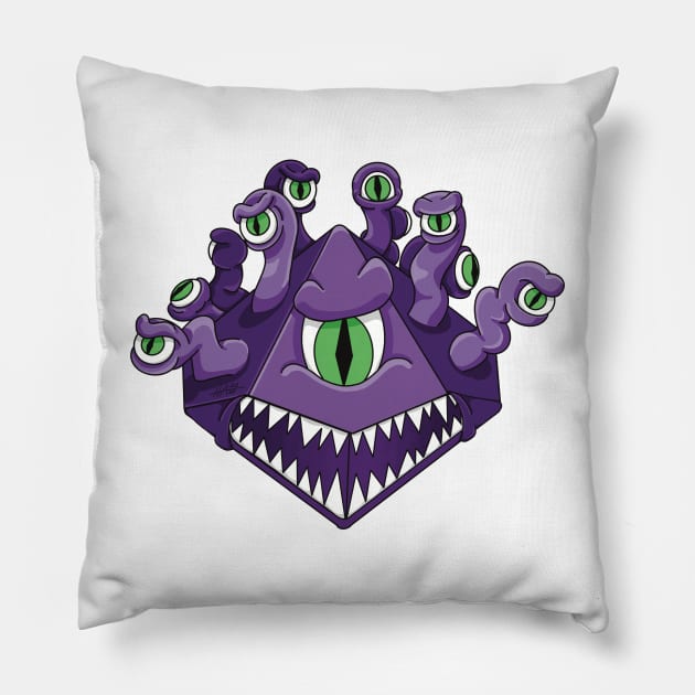 Beholder Pillow by AlstonArt