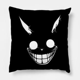 Sanity-Exits Bunny Comic Horror Art Pillow