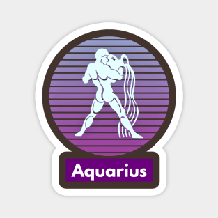 Aquarius (zodiak Birthday) Magnet