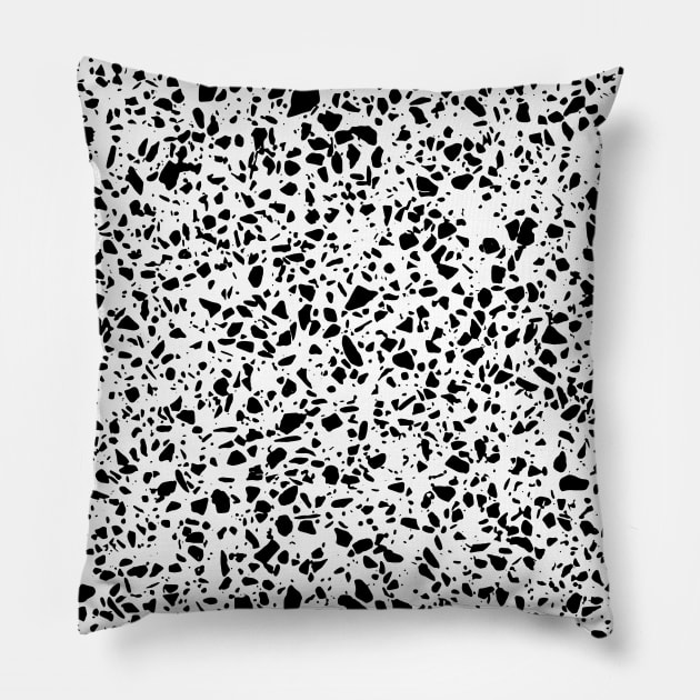 Black and White Dalmation Pattern Pillow by fivemmPaper