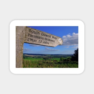 South Downs Beacon Hill Hampshire England Magnet