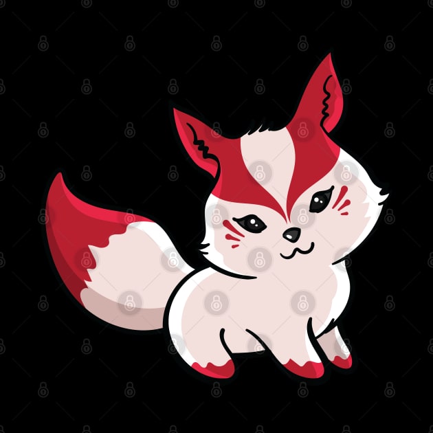 Cute Kawaii Kitsune Fox by KawaiiAttack