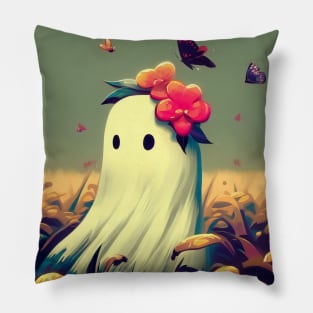 Butterflie haunted corn field Pillow