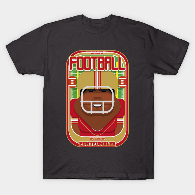 Discover American Football Red and Gold - Enzone Puntfumbler - Hayes version - American Football - T-Shirt