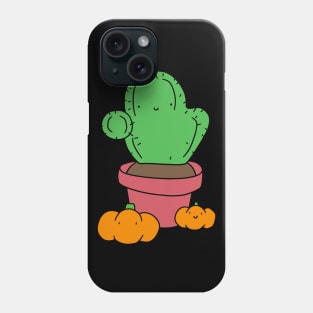 Cactus with Pumpkins Phone Case