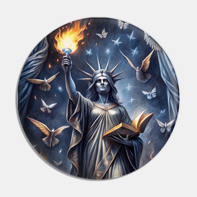 The Statue of Liberty Pin by Rashcek