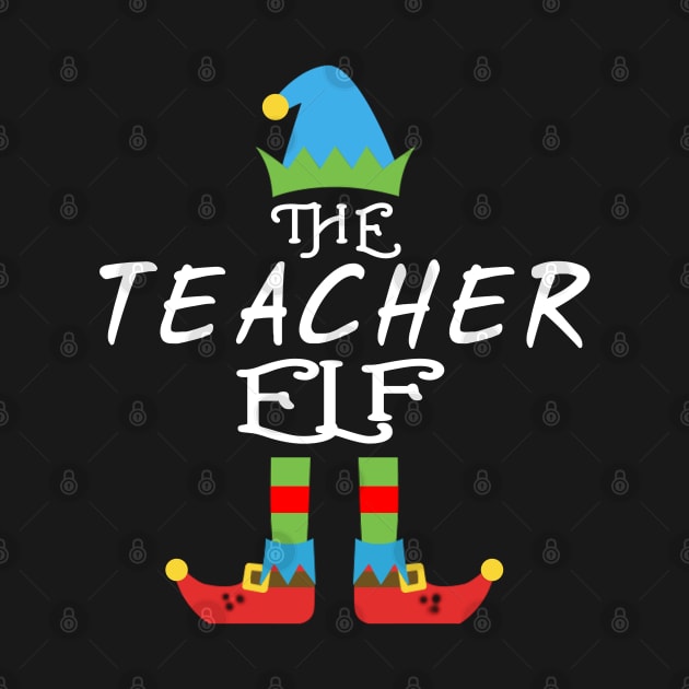 The Teacher Elf Matching Family Group Christmas Party by CareTees