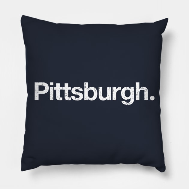 Pittsburgh. Pillow by TheAllGoodCompany