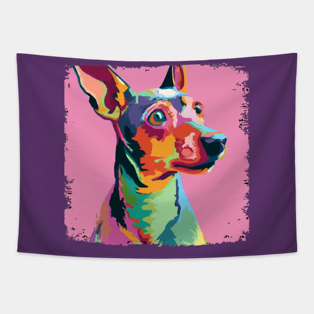 Rat Terrier Pop Art - Dog Lover Gifts Tapestry by PawPopArt