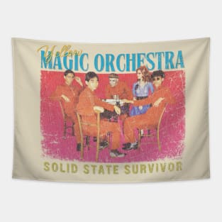 Yellow Magic Orchestra Vintage 1978 // Solid State Survivor Original Fan Design Artwork Tapestry