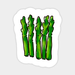 Asparagus Brothers Magnet