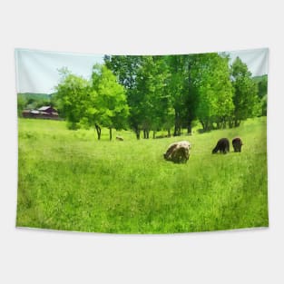 Sheep - Grazing Sheep Tapestry