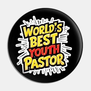 Energetic Youth Pastor Praise Shirt Pin