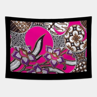 Paisley BATIK Flowers Tapestry