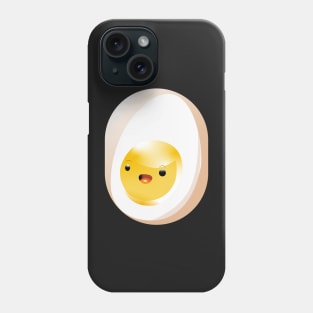 Happy boiled egg face Phone Case