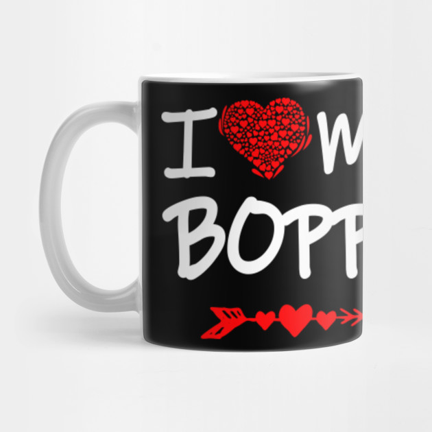 I Love My Boppy Cool Valentine S Day Gift For Grandpa Papa Valentines Day Gift For Father Mug Teepublic
