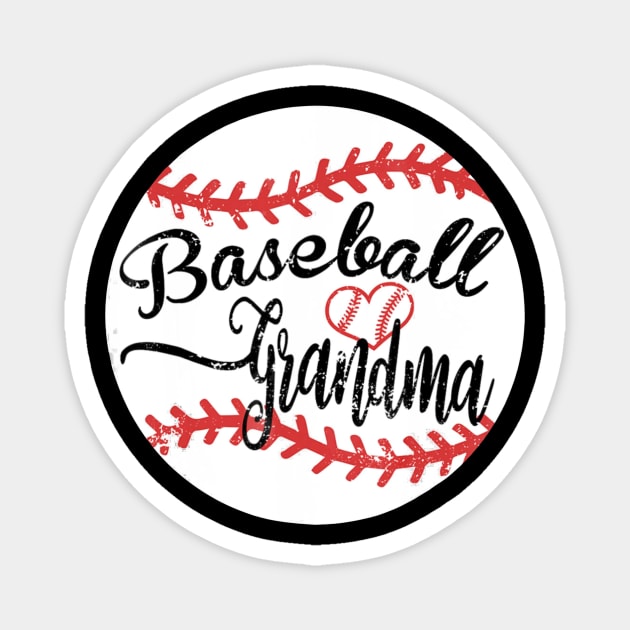 Proud Baseball Grandma Magnet by Chicu