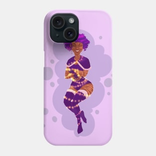 Tigris girl purple Phone Case