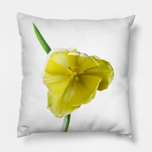 Yellow Tulip Cutout Pillow