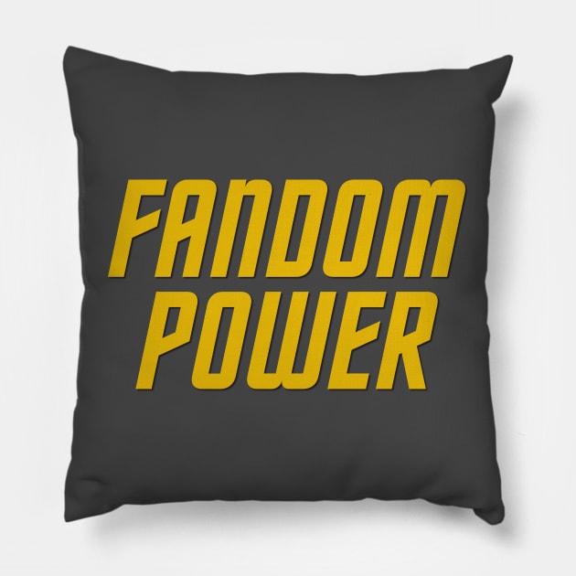 Fandom Power (The Original Series) Pillow by Fandom Power Podcast Merch Shop