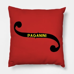 Paganini f Hole Pillow