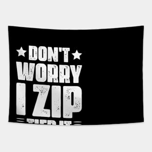 don't worry I zip tied it funny car car guy Tapestry