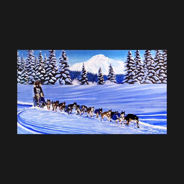 Iditarod Dream by Alaskan Artist Scott Clendaniel by realartisbetter