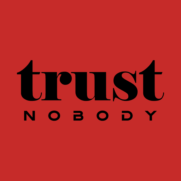 Trust typography design by HANART