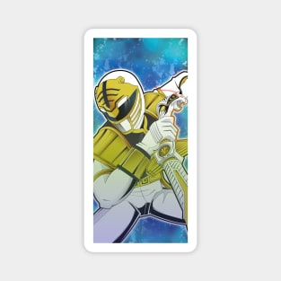 Mighty Morphin White Ranger Magnet