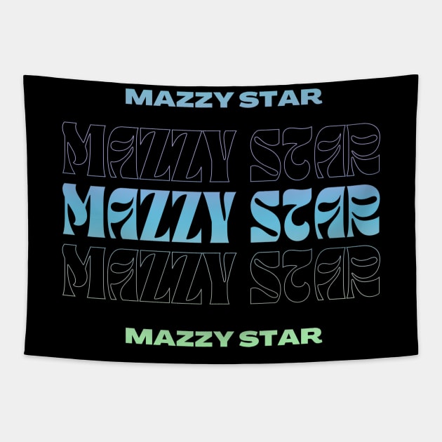 Mazzy Star // Typography Fan Art Design Tapestry by bambangbuta