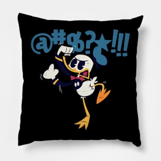 vintage donald animal duck Pillow