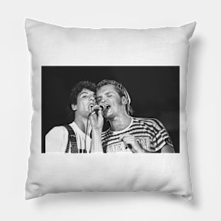 Jack Hues Wang Chung BW Photograph Pillow