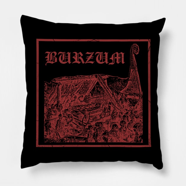 Burzum Pillow by Chicken Allergic