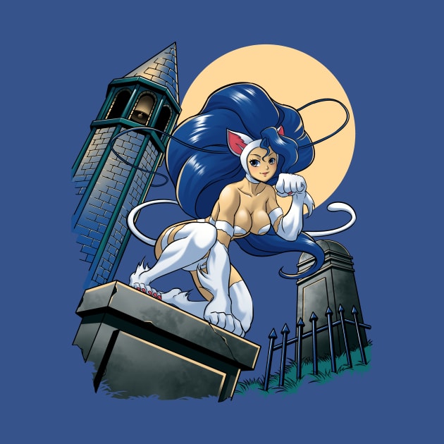 Midnight kitty by CoinboxTees