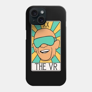 The VR  - Virtual Reality Tarot Card - Michel Foucault Philosophy Phone Case