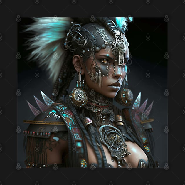 Native American Woman Android by AI studio