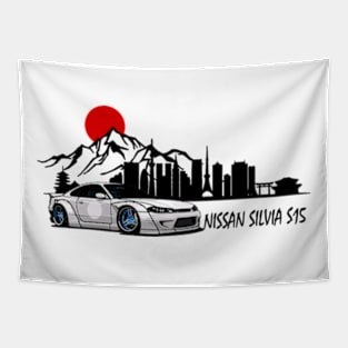 Nissasn Silvia S15, JDM Car Tapestry