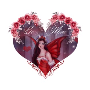 Be mine valentine art designed by Renee Lavoie T-Shirt