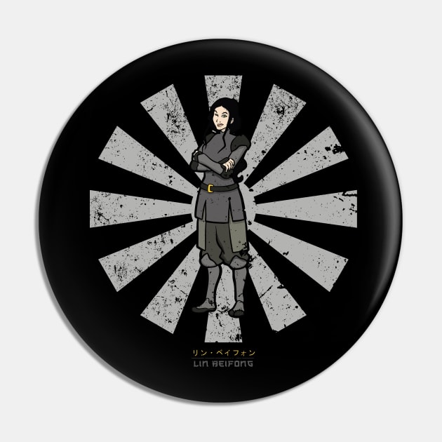 Lin Beifong Retero Japanese Avatar Pin by Nova5