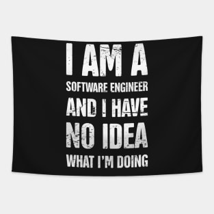 Funny Software Engineer Quote Tapestry