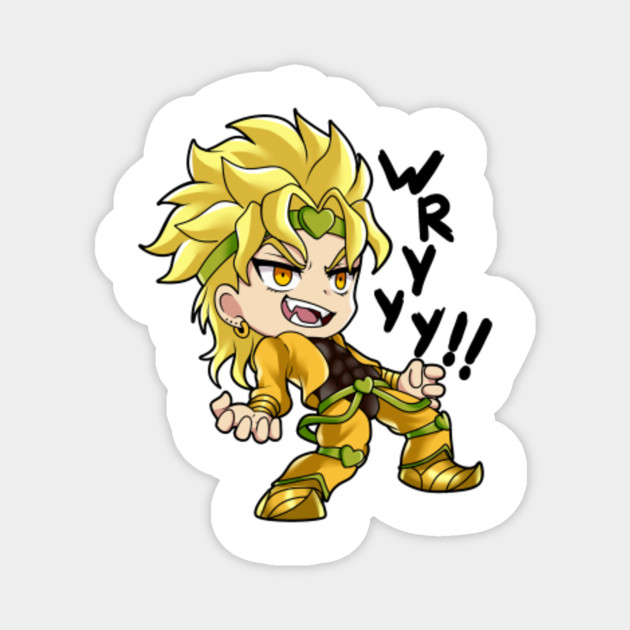 Dio Wryyy Jojos Magnet Teepublic Au