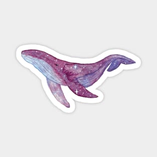 Blueberry galaxy whale Magnet