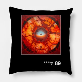 AR Kane - Minimalist Illustration Artwork Design Pillow
