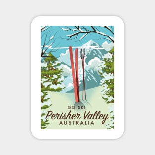 Perisher Valley Australia ski Magnet