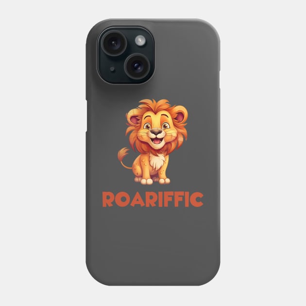 Lion Roariffic Phone Case by Happii Pink