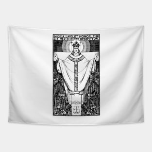 Rex Christe Redemptor - ornamental bkg Tapestry