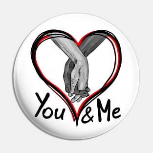 You & Me Pin