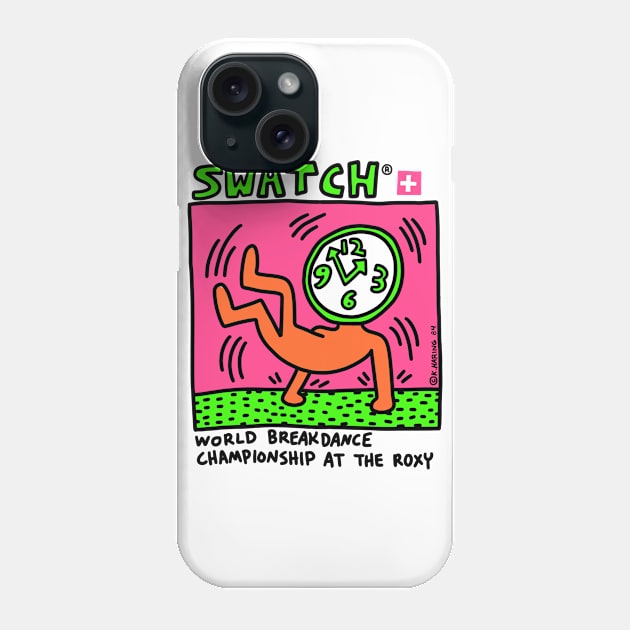 World Breakdance Championship At The Roxy (1984) Phone Case by Scum_and_Villainy