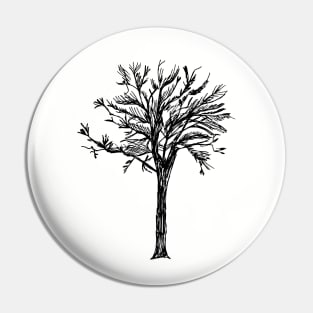 Tree T-shirt Pin